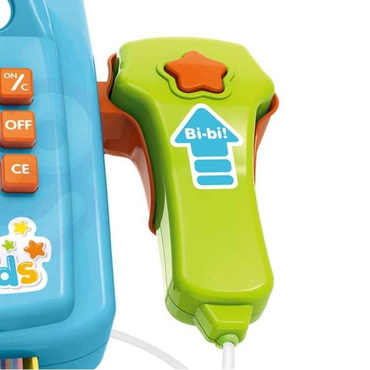 Woopie Kasa sklepowa z półką i akcesoriami.