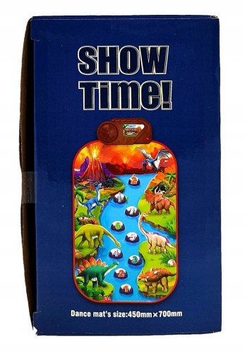 WOOPIE Duża interaktywna mata muzyczna dinozaury XL