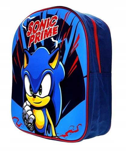 Plecak 3D przedszkolny - Sonic Prime 30 x 26 x 10 cm