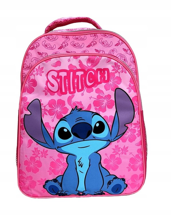 Różowy plecak szkolny - Disney Stitch 42 x 32 x 16 cm