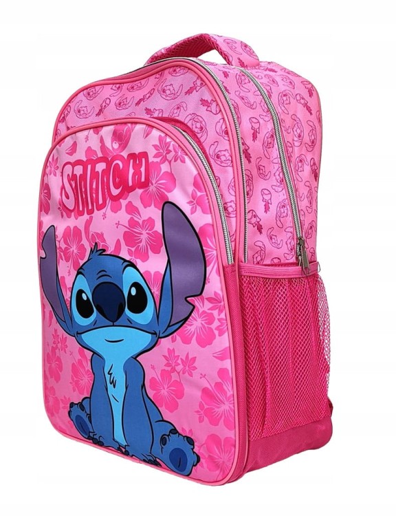 Różowy plecak szkolny - Disney Stitch 42 x 32 x 16 cm