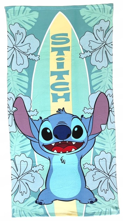 Ręcznik kąpielowy Deska Disney Stitch 70 x 140 cm