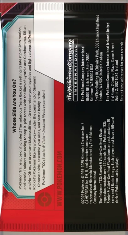 Pokémon TCG: Scarlet &amp; Violet - Destined Rivals - Booster Box