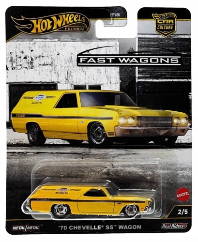 Hot Wheels Premium Fast Wagons - '70 Chevelle SS Wagon