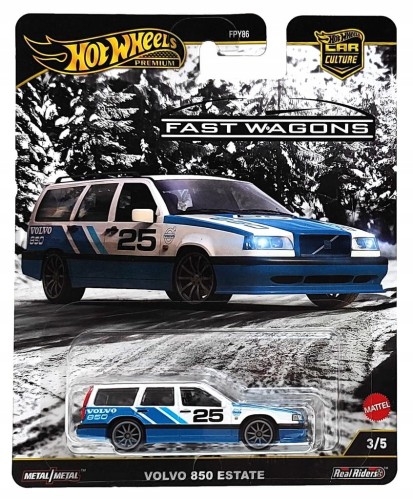 Hot Wheels Premium Fast Wagons - Volvo 850 Estate