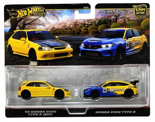 Hot Wheels Premium - '99 Honda Civic Type R (EK9), Honda Civic Type R