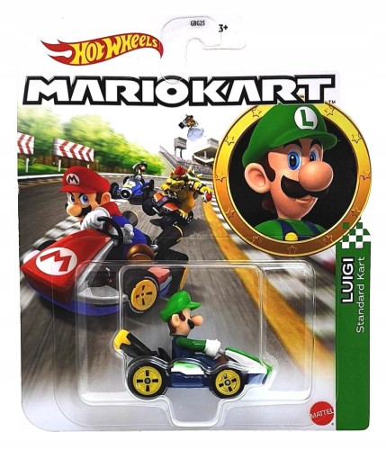 Hot Wheels Mario Kart - Luigi Standard Kart