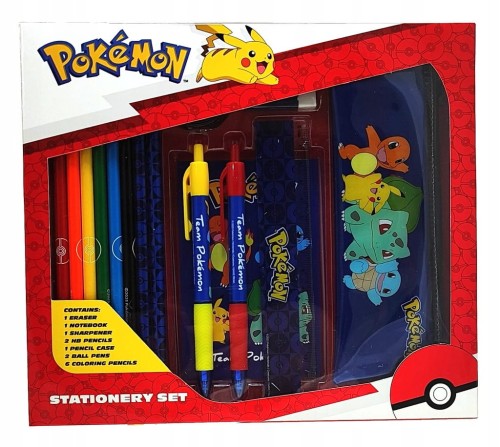 Zestaw artykułów szkolnych Pokémon