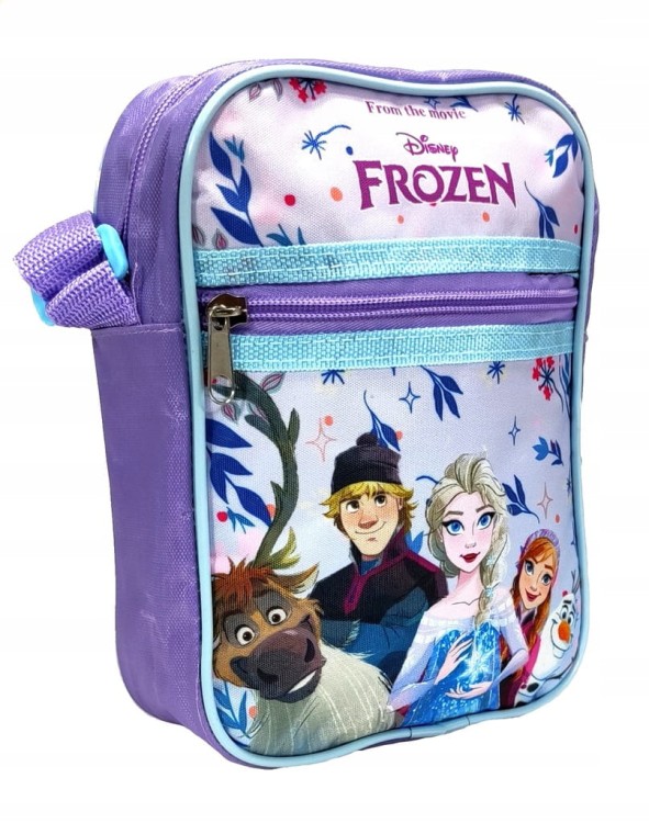 Fioletowa torba listonoszka Disney Kraina Lodu 20,5 x 15 cm