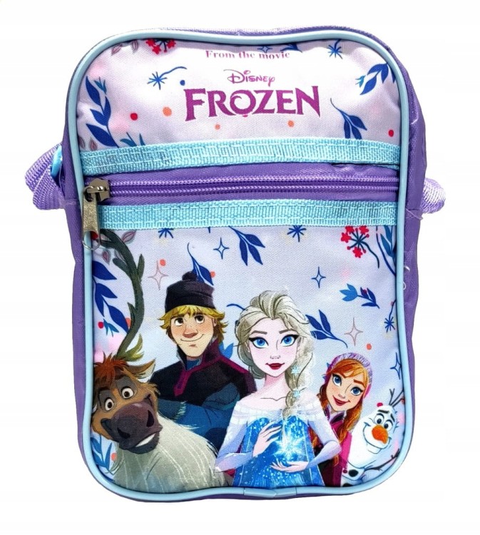Fioletowa torba listonoszka Disney Kraina Lodu 20,5 x 15 cm