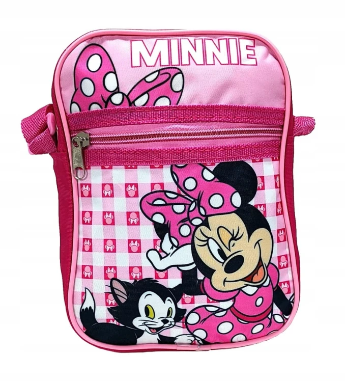 Różowa torba listonoszka Disney Myszka Minnie 20,5 x 15 cm
