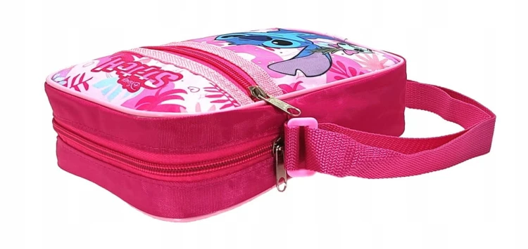 Różowa torba listonoszka Disney Stitch 20,5 x 15 cm