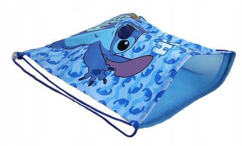 Niebieski worek, torba sportowa Disney Stitch 40 x 34 cm