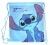 Niebieski worek, torba sportowa Disney Stitch 40 x 34 cm