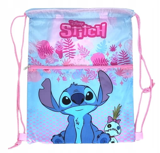 Worek, torba sportowa delux Disney Stitch 44 x 34 cm