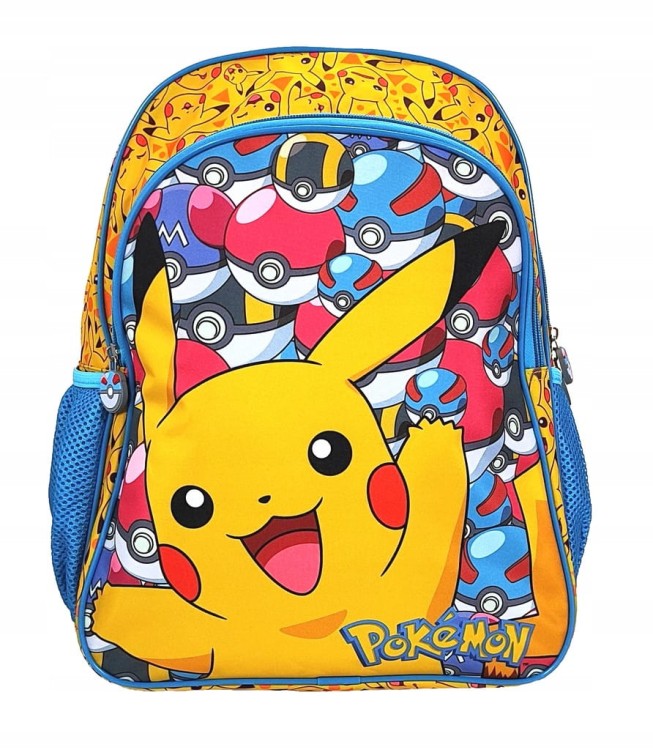 Duży plecak szkolny Pokémon Pikachu - 40 x 30 x16 cm