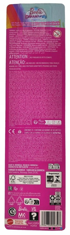 Lalka Barbie Dreamtopia Syrenka - różowy ogon