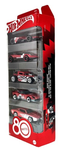 Hot Wheels Samochodziki 5-pak z okazji 80 lecia