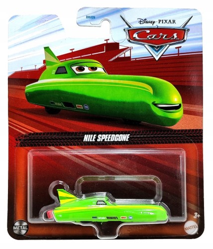 Metalowy samochód Disney Cars Nile Speedgone