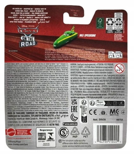 Metalowy samochód Disney Cars Nile Speedgone