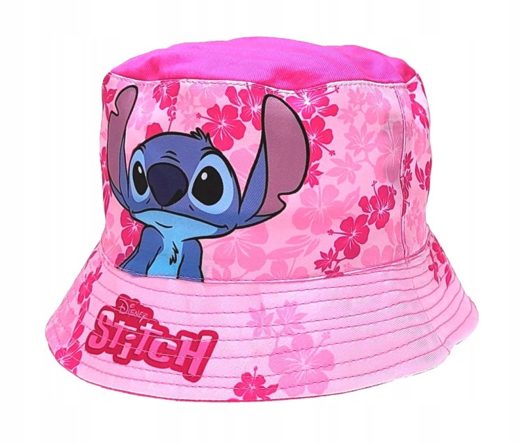 Różowy kapelusz Disney Stitch - 54 cm