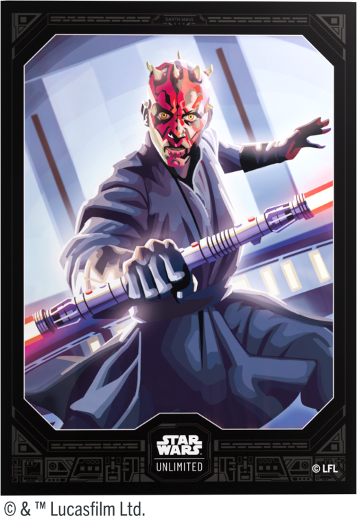 Koszulki na karty Gamegenic: Star Wars Unlimited - Darth Maul