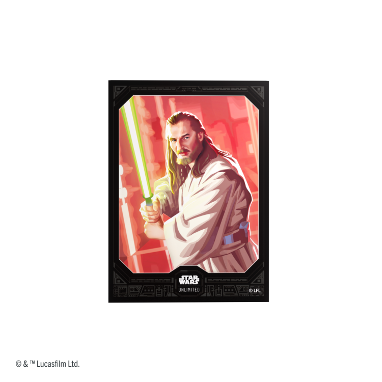 Koszulki na karty Gamegenic: Star Wars Unlimited - Qui-Gon