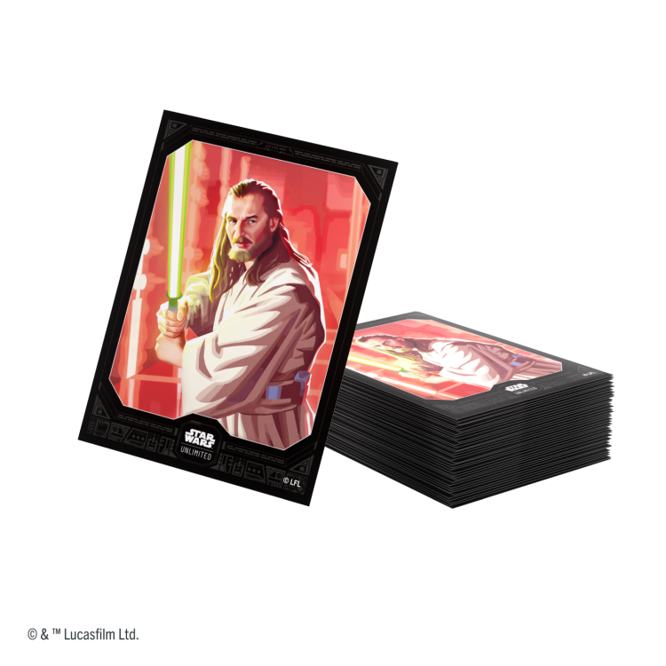 Koszulki na karty Gamegenic: Star Wars Unlimited - Qui-Gon