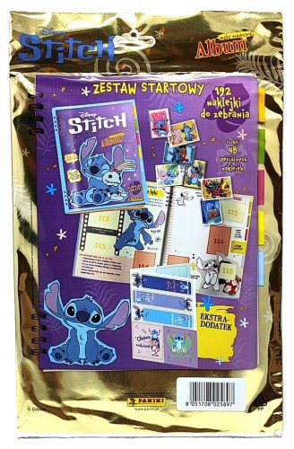 Zestaw startowy Panini Disney Stitch - Album na naklejki
