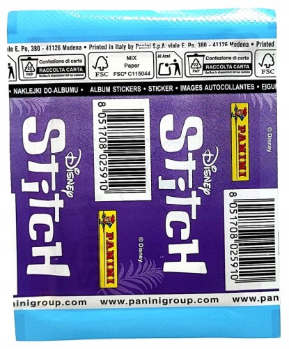 Panini Disney Stitch saszetka z naklejkami