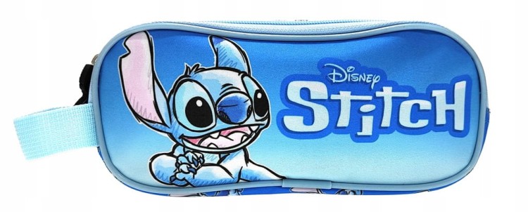 Dwukomorowy piórnik Disney Stitch 22 x 9 x 8 cm