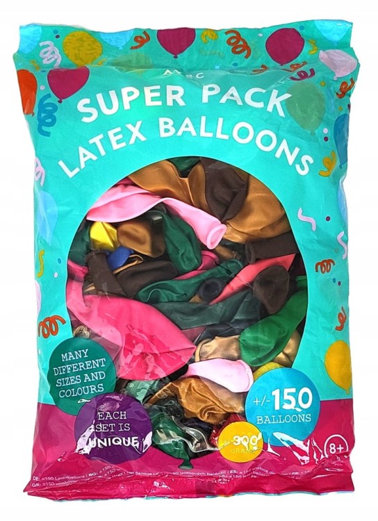Kolorowe balony lateksowe - ok. 150 sztuk