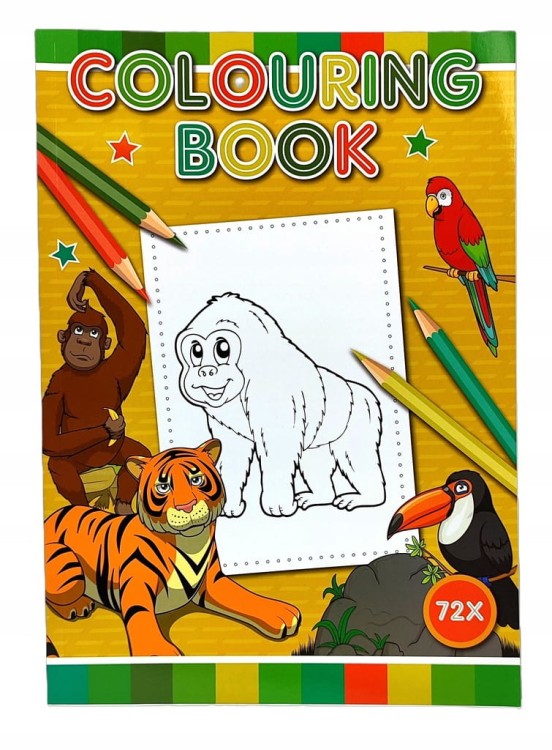 Kolorowanka - Zwierzęta. 72 strony