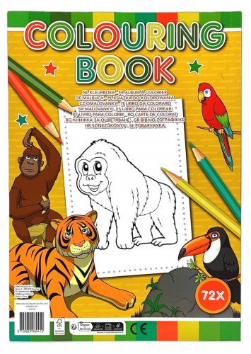 Kolorowanka - Zwierzęta. 72 strony