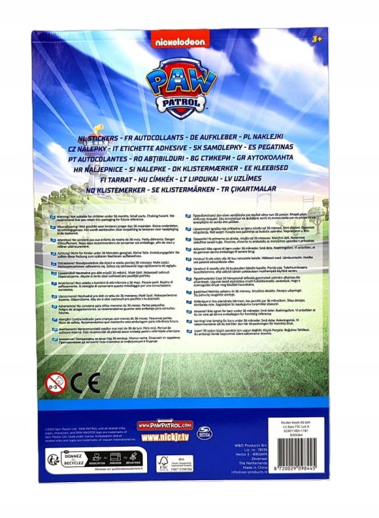 Naklejki holo Psi Patrol - 6 arkuszy.
