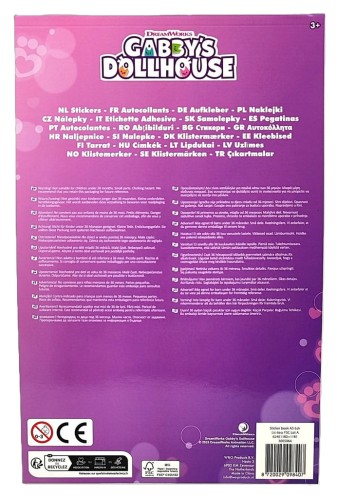 Naklejki holo Koci domek Gabi - 6 arkuszy.