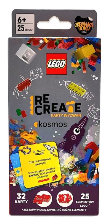 Lego Recreate karty wyzwań Kosmos
