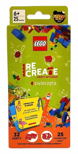 Lego Recreate karty wyzwań Zwierzęta
