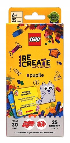 Lego Recreate karty wyzwań Pupile