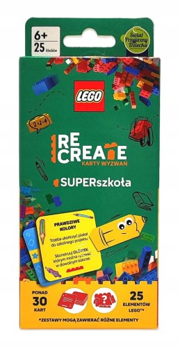 Lego Recreate karty wyzwań SUPERszkoła