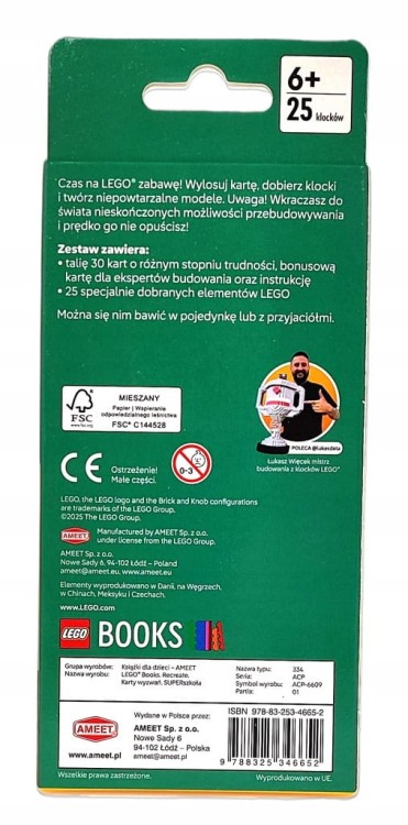 Lego Recreate karty wyzwań SUPERszkoła