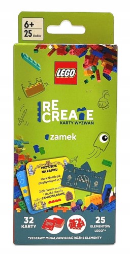 Lego Recreate karty wyzwań Zamek