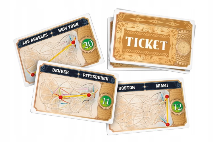 Gra planszowa Wsiąść do pociągu