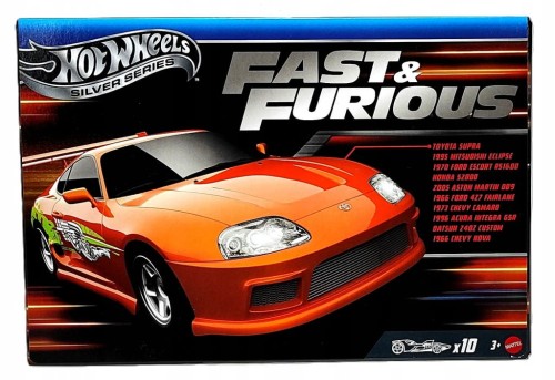 Hot Wheels Fast&Furious Szybcy i wściekli 10-pak