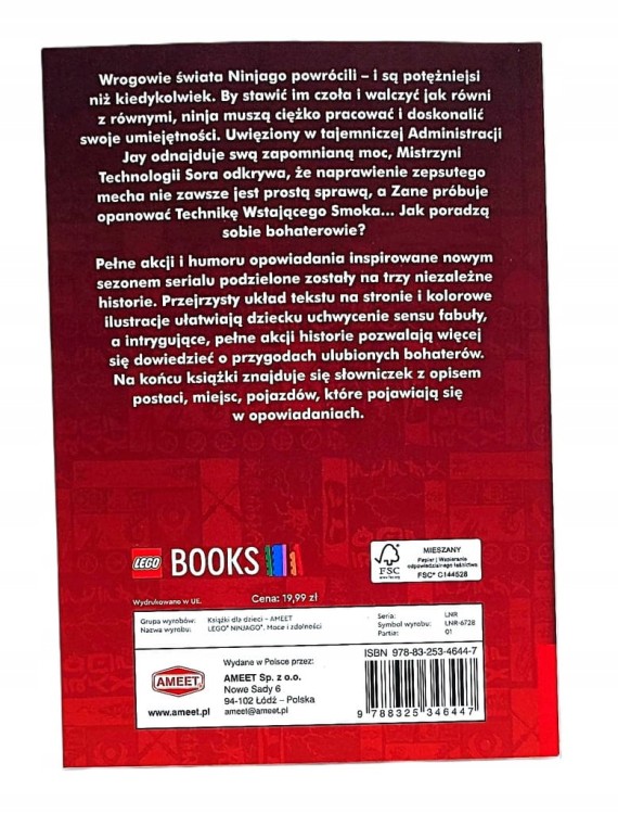 LEGO Ninjago Moce i zdolności