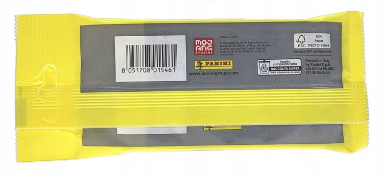 Saszetka z kartami Fat pack - Panini Minecraft.