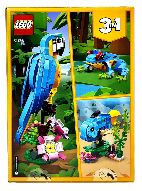 LEGO Creator Egzotyczna papuga 31136