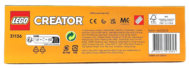 LEGO Creator Egzotyczna papuga 31136