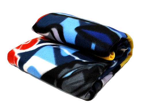 Kolorowy miękki kocyk Sonic  Prime.