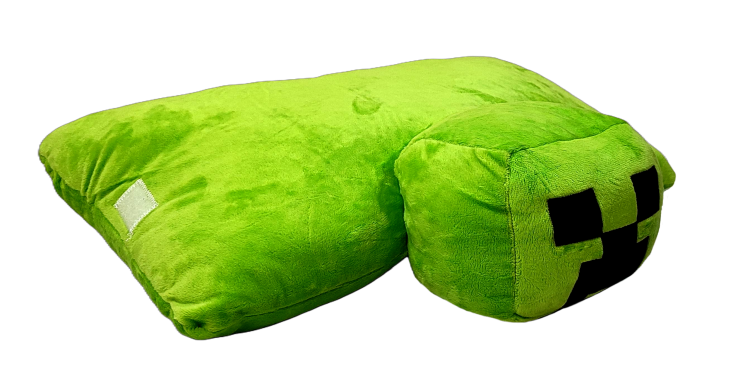 Duża zielona poduszka XXL 2w1 Minecraft